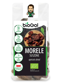 Morele Suszone Bezglutenowe BIO (2 szt x 150 g)
