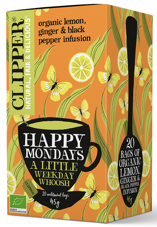 Herbatka Cytrynowa z Imbirem i Czarnym Pieprzem (Happy Mondays) BIO (20 x 2,25 g) (2 szt x 45 g)