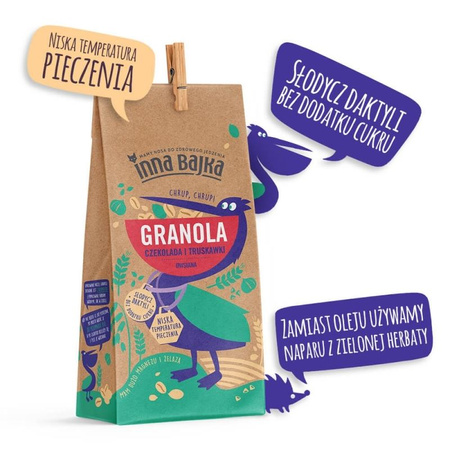 Granola owsiana z Czekoladą i Truskawką 260 g