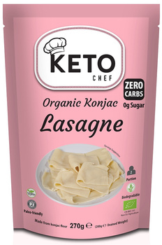 Makaron (Konjac) Lasagne Bezglutenowy BIO 270 g () (5 szt x 200 g)