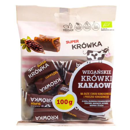 Krówki Kakaowe Bezmleczne Bezglutenowe Bio (6 szt x 100 g)