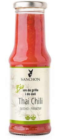 SOS THAI CHILI WEGAŃSKI BEZGLUTENOWY BIO 210 ml - SANCHON