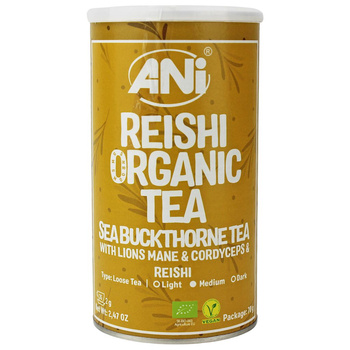 Herbatka Rokitnikowa z Reishi, Lion'S Mane i Cordyceps BIO 70 g