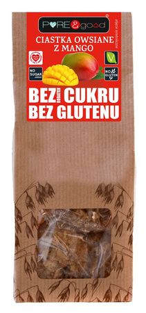 Ciastka Owsiane z Mango Bez Dodatku Cukrów Bezglutenowe (3 szt x 150 g)