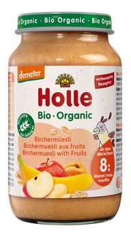 Musli Birchera z Owocami Bez Dodatku Cukrów Od 8 Miesiąca Demeter BIO (Słoik) (3 szt x 220 g)