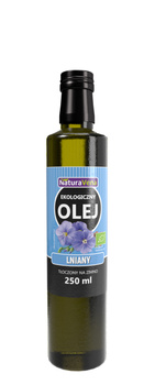 Olej Lniany Tłoczony Na Zimno BIO 250 ml