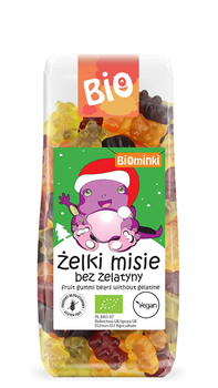 Żelki Misie Bez Żelatyny Bezglutenowe BIO (2 szt x 150 g)