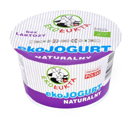 Jogurt Naturalny Bez Laktozy 3,8 % BIO (5 szt x 180 g)