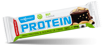 Baton Proteinowy z Orzeszkami Ziemnymi w Polewie Kakaowej Bezglutenowy (5 szt x 50 g)