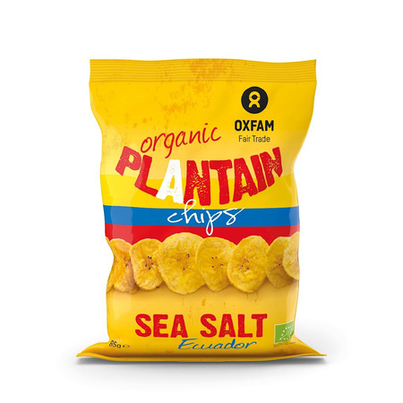 Chipsy z Plantana z Solą Morską Fair Trade BIO (4 szt x 85 g)