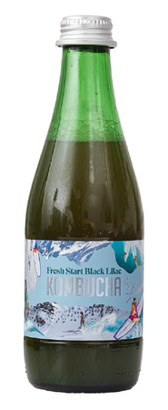 Kombucha o Smaku Kwiatów Czarnego Bzu (Fresh Start Black Lilac) BIO (3 szt x 330 ml)