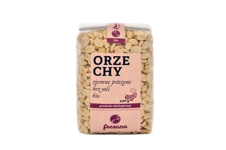 ORZECHY ZIEMNE PRAŻONE BEZ SOLI BIO (400 g)