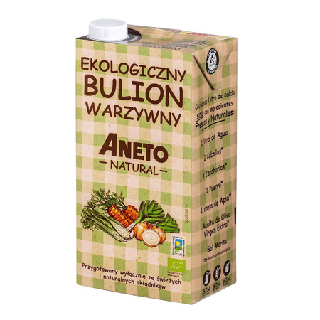 Bulion Warzywny w Płynie Bezglutenowy BIO 1 l