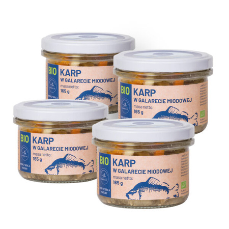 Karp w Galarecie Miodowej BIO x4 (660 g)