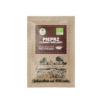 Pieprz Czarny Mielony BIO (5 szt x 15 g)