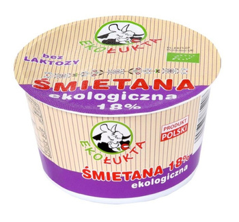 Śmietana 18 % Bez Laktozy BIO (4 szt x 200 g)