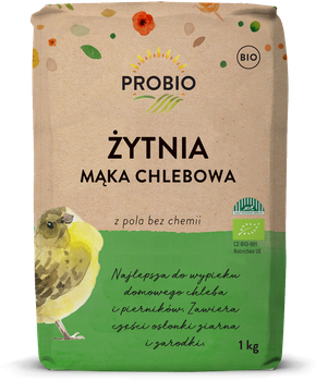 Mąka Żytnia Chlebowa Typ 720 BIO (6 szt x 1 kg)