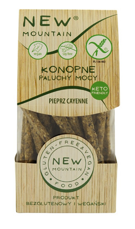 Paluchy Mocy Konopne z Pieprzem Cayenne Bezglutenowe (2 szt x 200 g)