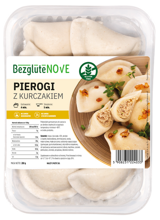 Pierogi z Kurczakiem Bezglutenowe 280 g