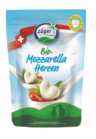 Mozzarella w Kształcie Serc BIO 260 g () (2 szt x 130 g)