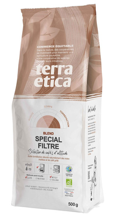 Kawa Mielona Arabica 100 % Do Parzenia W Dripie Fair Trade Bio 500 g