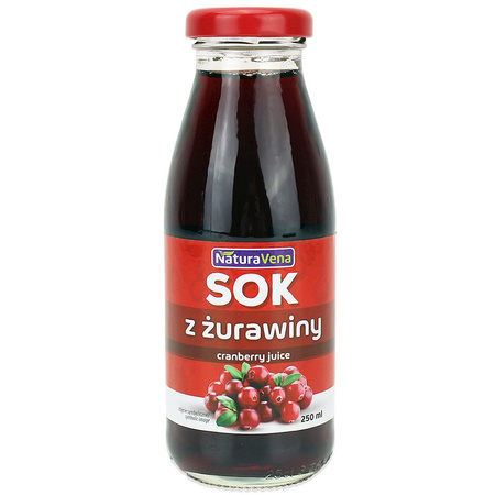 Sok Z Żurawiny 100 % 250 ml (6 szt x 0,25 ml)