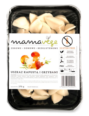 Uszka z Kapustą i Grzybami Bezglutenowe 275 g