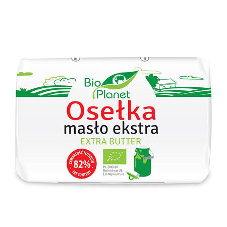 Masło Ekstra Osełka (82 % Tłuszczu) BIO (2 szt x 200 g)