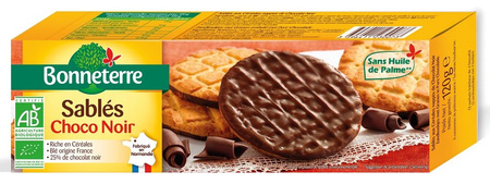 Ciastka Oblane Czekoladą Gorzką BIO (2 szt x 120 g)