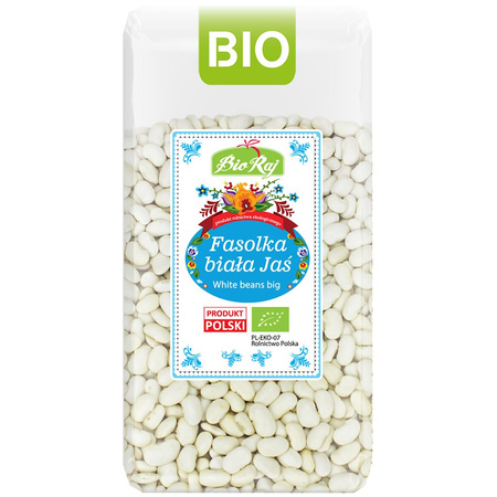 Fasolka Biała Jaś BIO (Polska) (3 szt x 400 g)