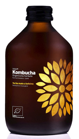 Kombucha z Yerba Mate Bezglutenowa BIO (4 szt x 330 ml)