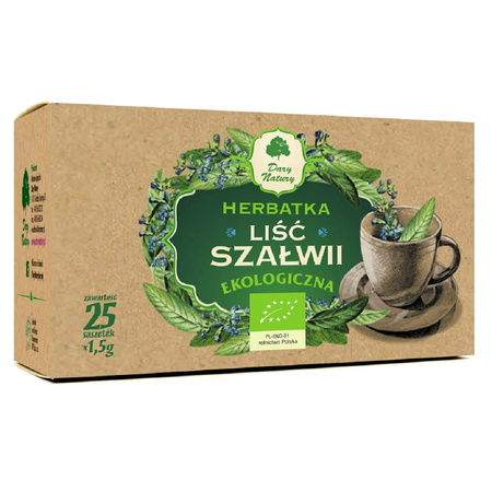 Herbatka Liść Szałwii BIO (25 x 1,5 g) 37,5 g (3 szt x 38 g)