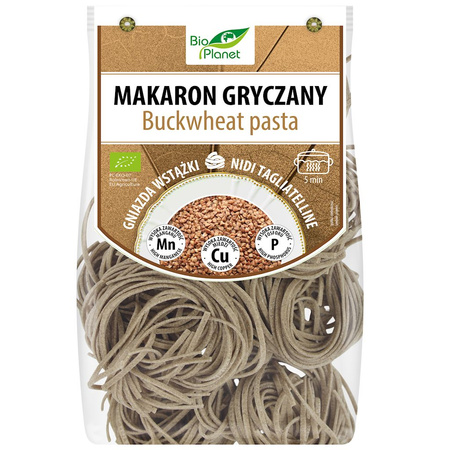 Makaron (Gryczany) Gniazda Wstążki BIO (2 szt x 250 g)