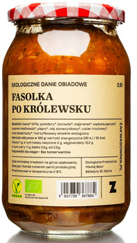 Fasolka Po Królewsku z Borowikami BIO 900 ml