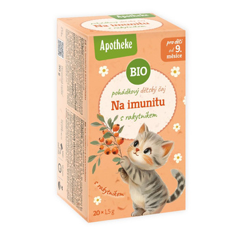 Herbatka Bajkowa Dla Dzieci - Dzika Róża, Mięta Pieprzowa, Rumianek i Rokitnik BIO (20 x 1,5 g) 30 g