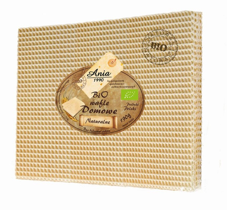 Wafle Domowe Naturalne Bez Dodatku Cukrów BIO 190 g