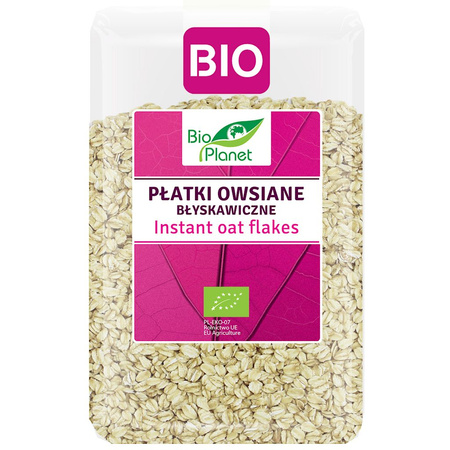 Płatki Owsiane Błyskawiczne BIO (2 szt x 1 kg)