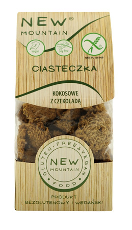Ciastka Owsiano - Czekoladowo - Kokosowe Bezglutenowe 220 g