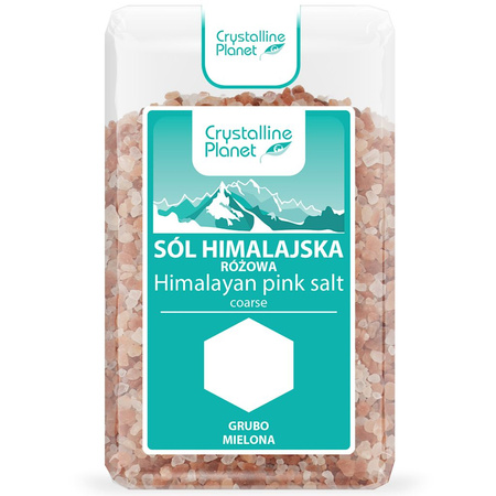 Sól Himalajska Różowa Grubo Mielona (6 szt x 600 g)