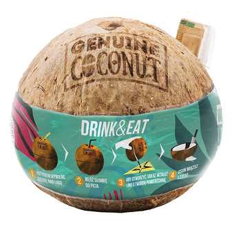 Kokos BIO Ze Słomką (Około 0,75 kg) (2 szt x 750 g)