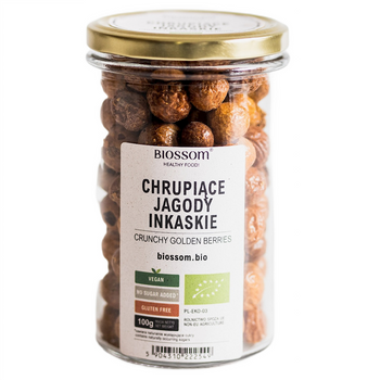 Jagody Inkaskie Liofilizowane Chrupiące Bezglutenowe BIO 100 g