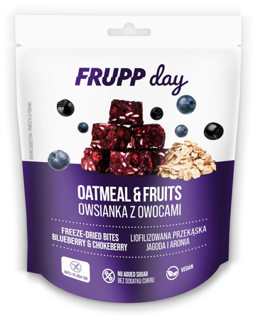 Frupp Day Kostki Owsiane Jagoda - Aronia Bezglutenowe (3 szt x 25 g)