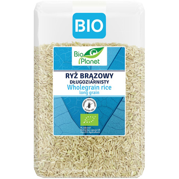 Ryż Brązowy Długoziarnisty Bezglutenowy BIO 2 kg