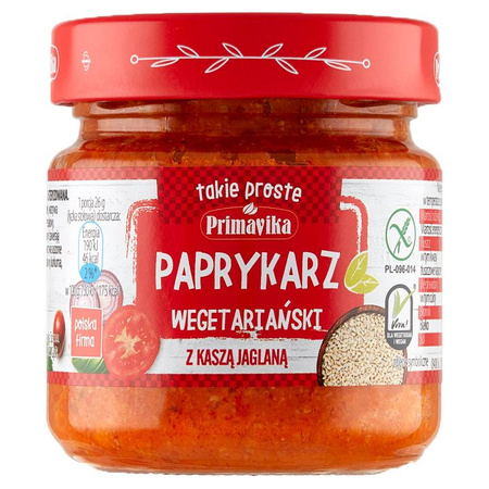 Paprykarz Wegański Z Kaszą Jaglaną Bezglutenowy (3 szt x 160 g)