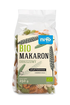Makaron (Orkiszowy Kolorowy) Jeżyki BIO (2 szt x 250 g)
