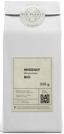 Migdały Blanszowane BIO 350 g