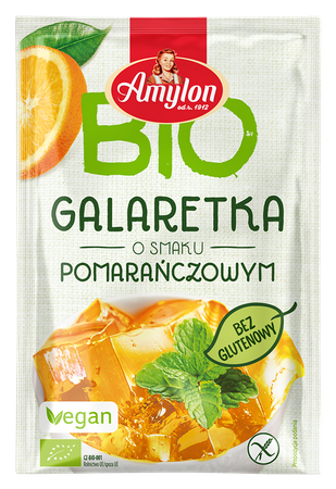 Galaretka z Agarem o Smaku Pomarańczowym Bezglutenowa BIO (6 szt x 40 g)