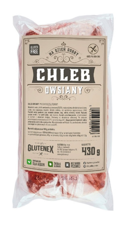 Chleb Owsiany Krojony Bezglutenowy (2 szt x 430 g)
