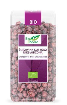 Żurawina Suszona Niesłodzona Bio 50 g