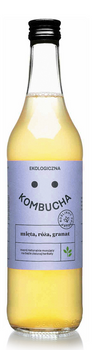 Kombucha z Miętą, Różą i Granatem BIO (2 szt x 500 ml)
